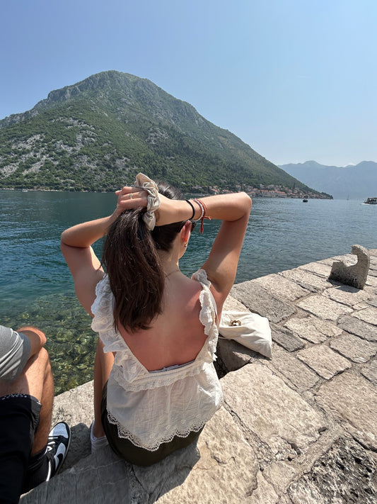 GripGlam Orange Crush Grip Hair Tie