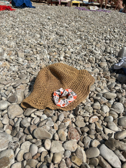 GripGlam Orange Crush Grip Hair Tie