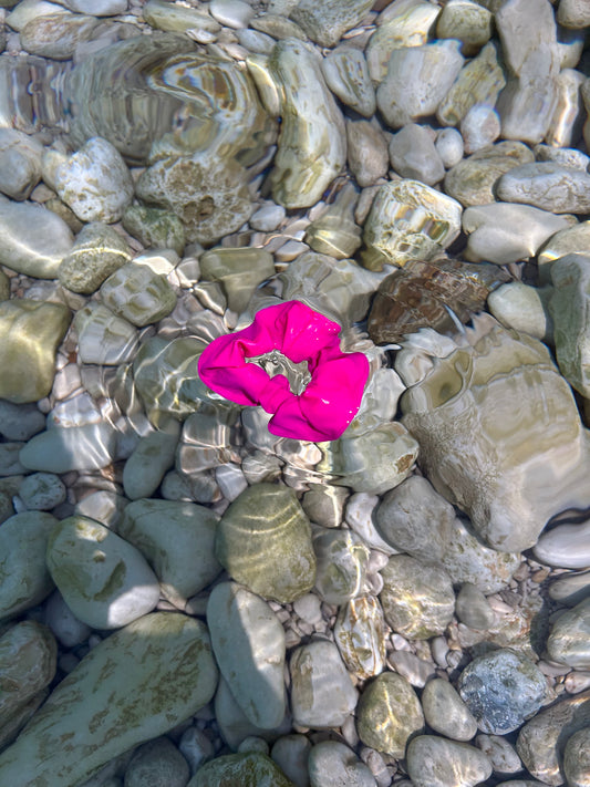 GripGlam Hot Pink Grip Hair Tie